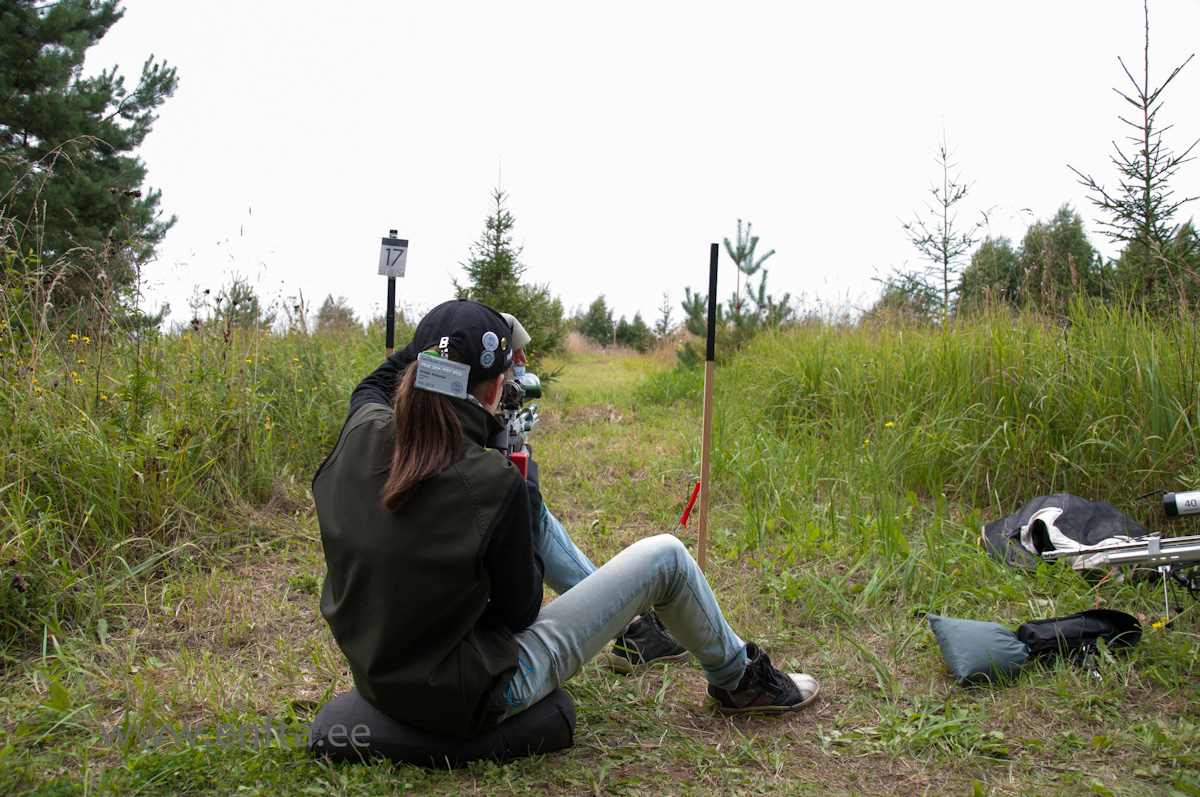 Kristin Antsmäe EE, Steyr LG 110 Field Target, Nikko Stirling Targetmaster 10-50x60